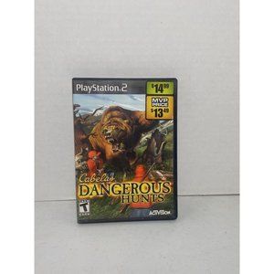 Cabelas Dangerous Hunts Sony Playstation 2 PS2  Video Game  With Manual